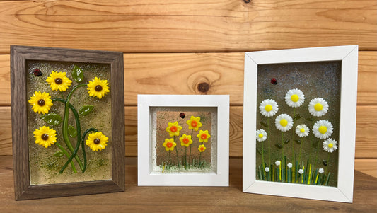 Monday 27th October Freeze & Fuse Framed Flowers Workshop