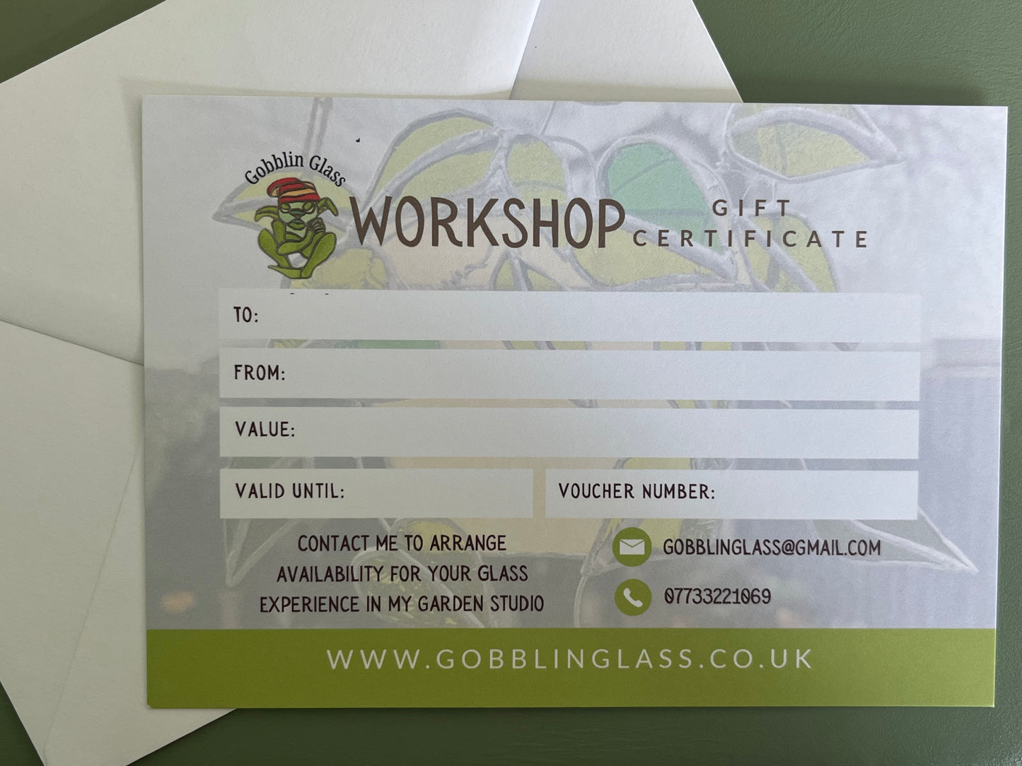 Gobblin Glass Gift Certificate